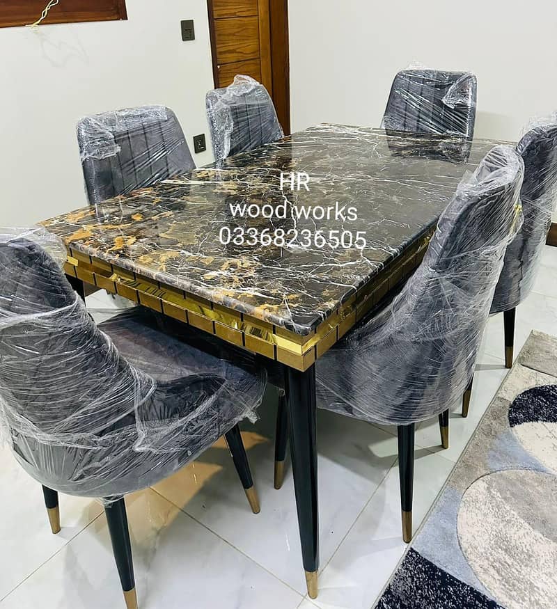 6 seatar dining table set 7