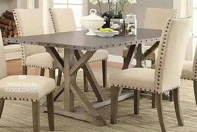 6 seatar dining table set 12