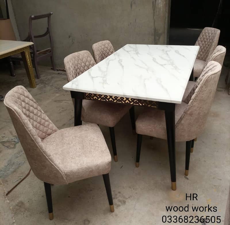 6 seatar dining table set 18