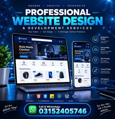 All-in-One Digital Services | Logo, Banner & Website Design