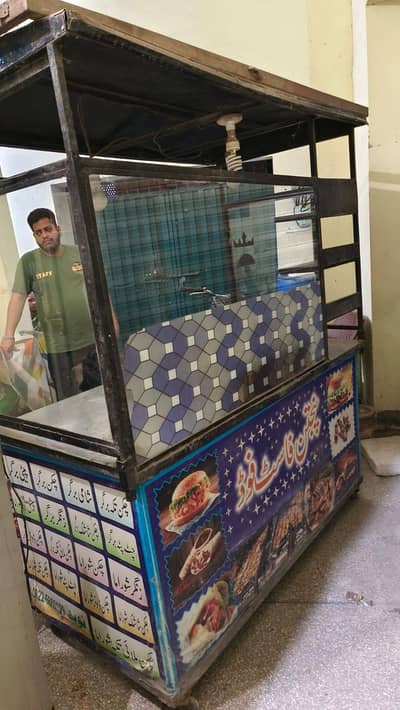 burger/shawarma counter for sale in mint condition