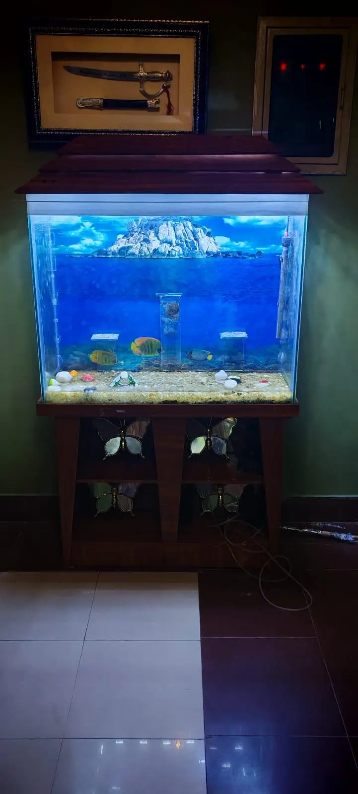 urgent sale aquarium zero damage zero leakage with all accessories for
