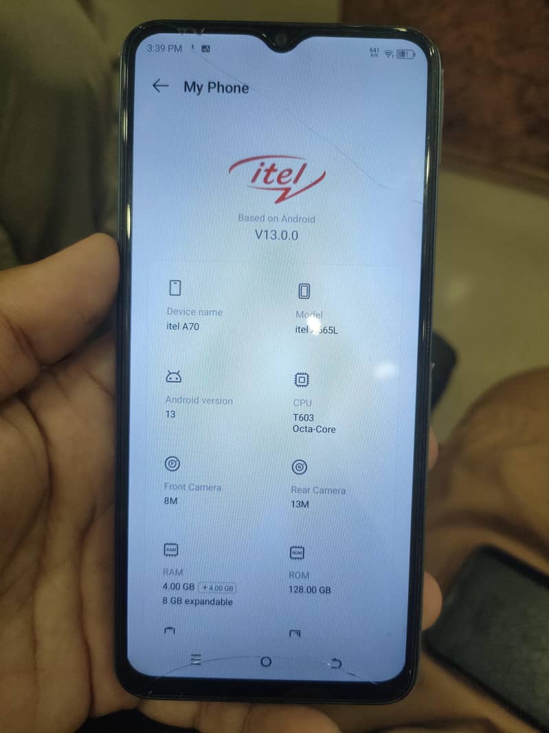 Itel A70 10/10 1
