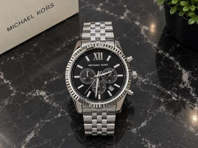 Michael kors mens watch black dial