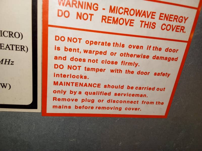 Microwave oven 2