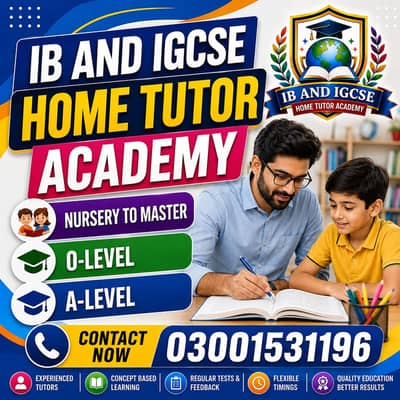 Home & Online Tuition/Male & Female Teachers/Home & Online Tutors