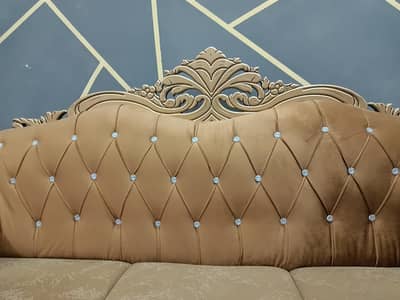 Luxury 6 Seater Velvet Sofa Set – Elegant & Premium Design