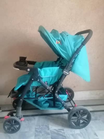 Babby stroller and Iron swings