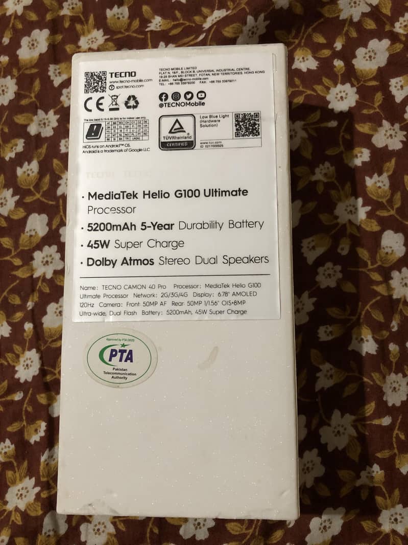 Tecno CAMON 40 Pro 6