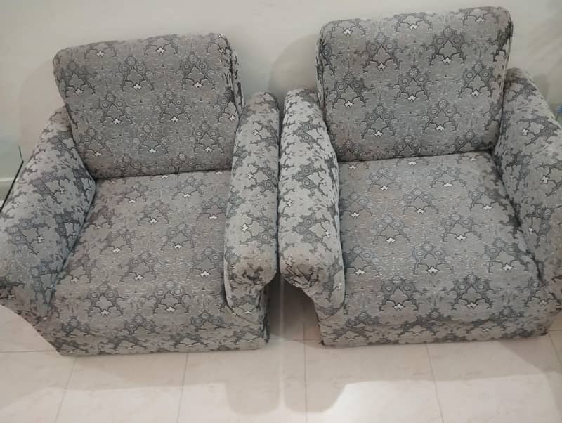 Single Sofa's with Table set 2