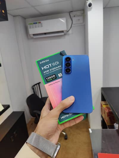 Infinix Hot 60i  | Ram 12GB (6+6) 128GB | Complete Box
