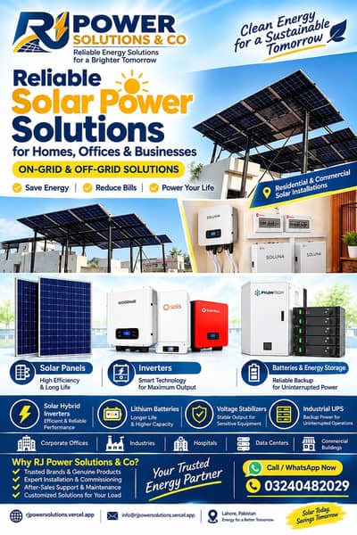 SWITCH TO SOLAR — POWER YOUR FUTURE, SAVE ON ELECTRICITY!