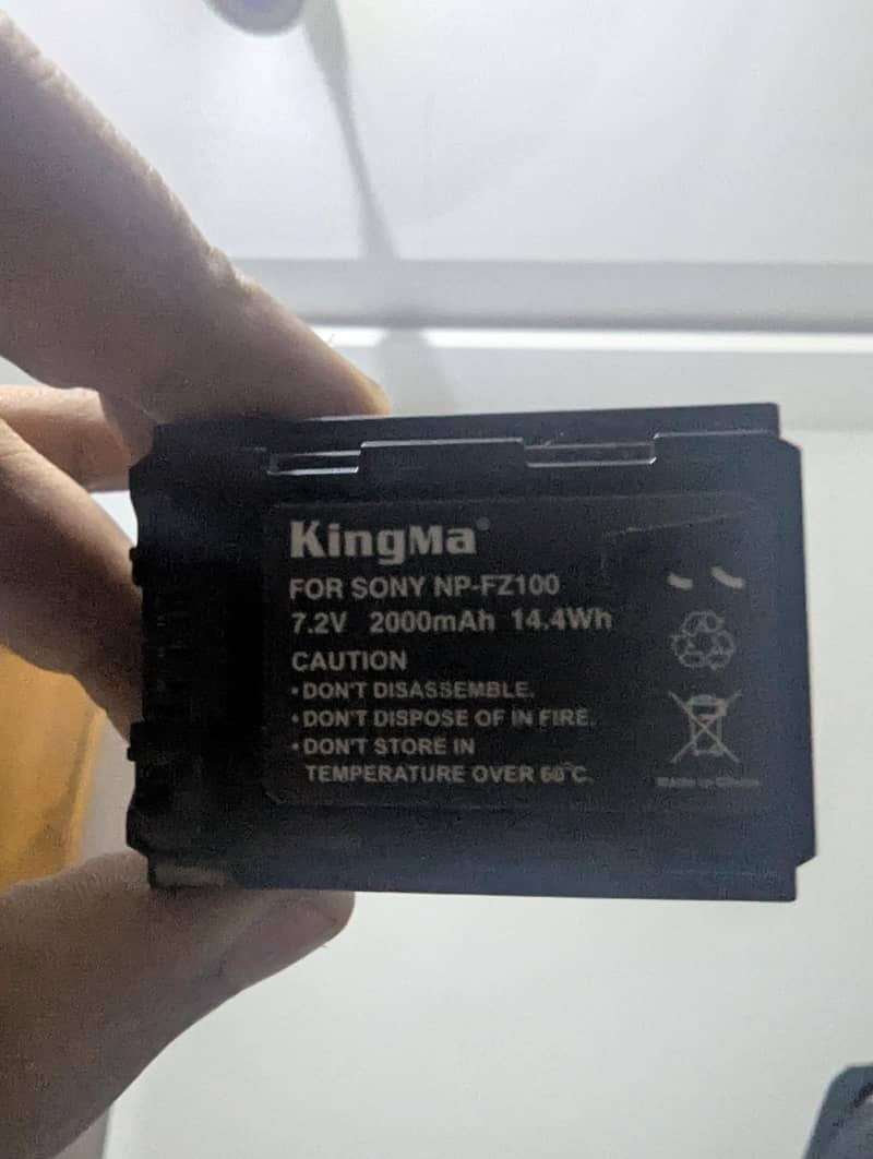 Sony camera battery 3
