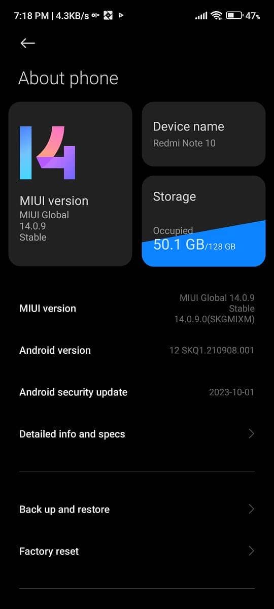 Xiaomi note 10 7