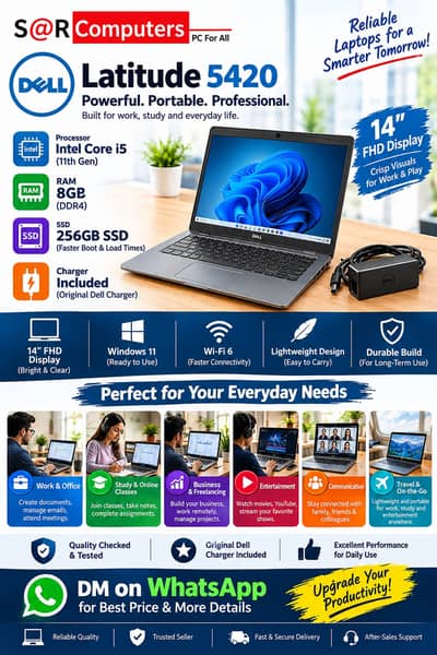 DELL LATITUDE 5420 i5 11th GEN 8GB 256GB