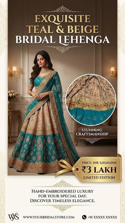 bridal wear lehnga