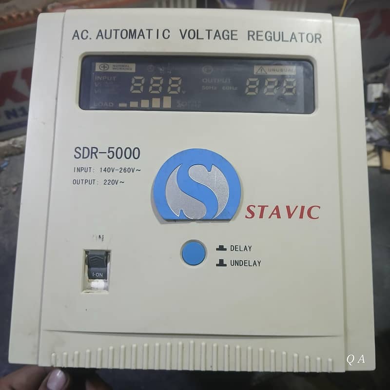 AC AUTOMATIC VOLTAGE REGULATOR SDR-5000 4