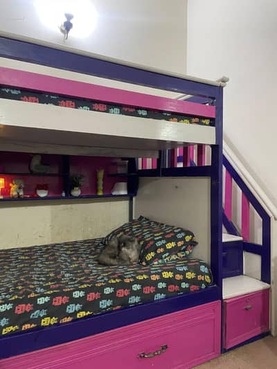 3 in 1 bunkbed with storage | for Adults and kids