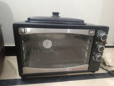 oven with hot plate