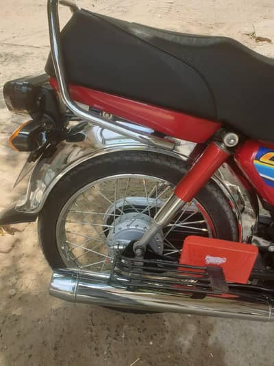 Honda CD 70 motorcycle red colour 2026 red colour