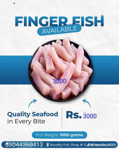 fresh sual finger fish available home delivery available