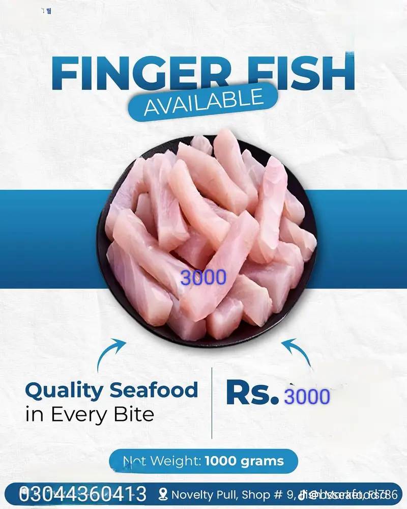 fresh sual finger fish available home delivery available