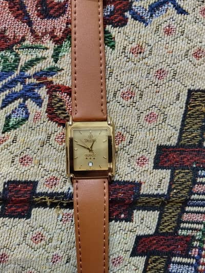 SWISTAR 22K Gold Electroplated Vintage Quartz Watch