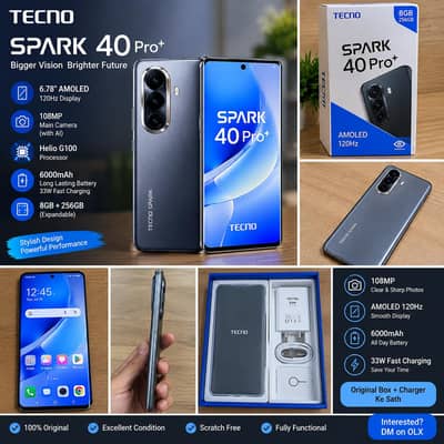 Tecno Spark 40 pro plus
