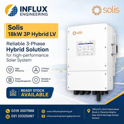 Solis 18 kW 3 Phase hybrid LV