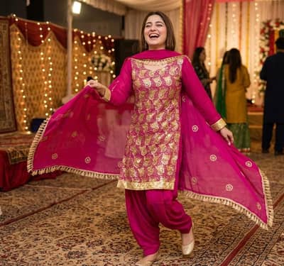 Beautiful fancy full heavy sitara work dress for sale