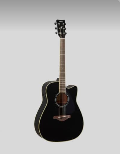 Yamaha Acoustic Guitar (Original) Dark purple colour