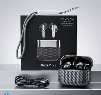 Buds Pro 5 Wireless Earbuds | ANC/ENC | Touch Control