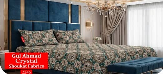 Title: Premium Printed Double Bedsheet Set – Beautiful Design
