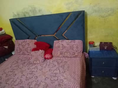 new bed and dressing