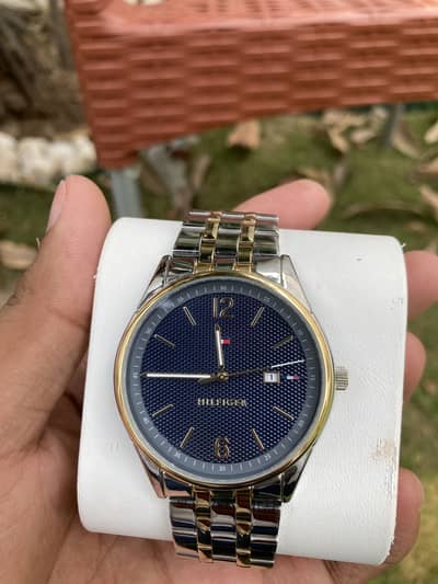 Original Tommy Hilfiger Men's Watch - Two-Tone Blue Dial (With Box)