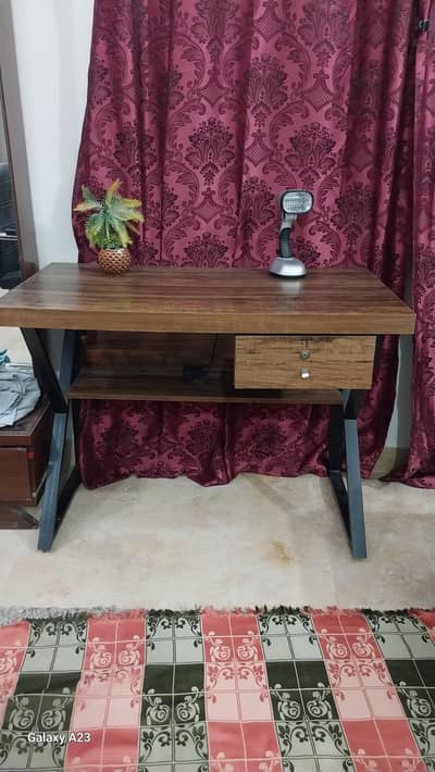Elegant Wooden Study Table with chair – Excellent Condition