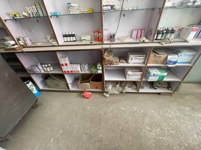 Racks, Shelves & Counter for Sale – Good Condition