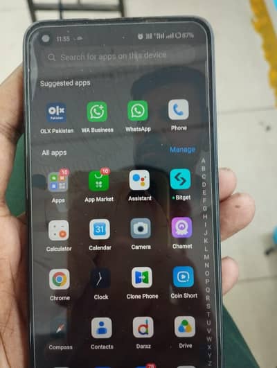 OPPO F21 Pro all okay 8g128g exchange  ok
