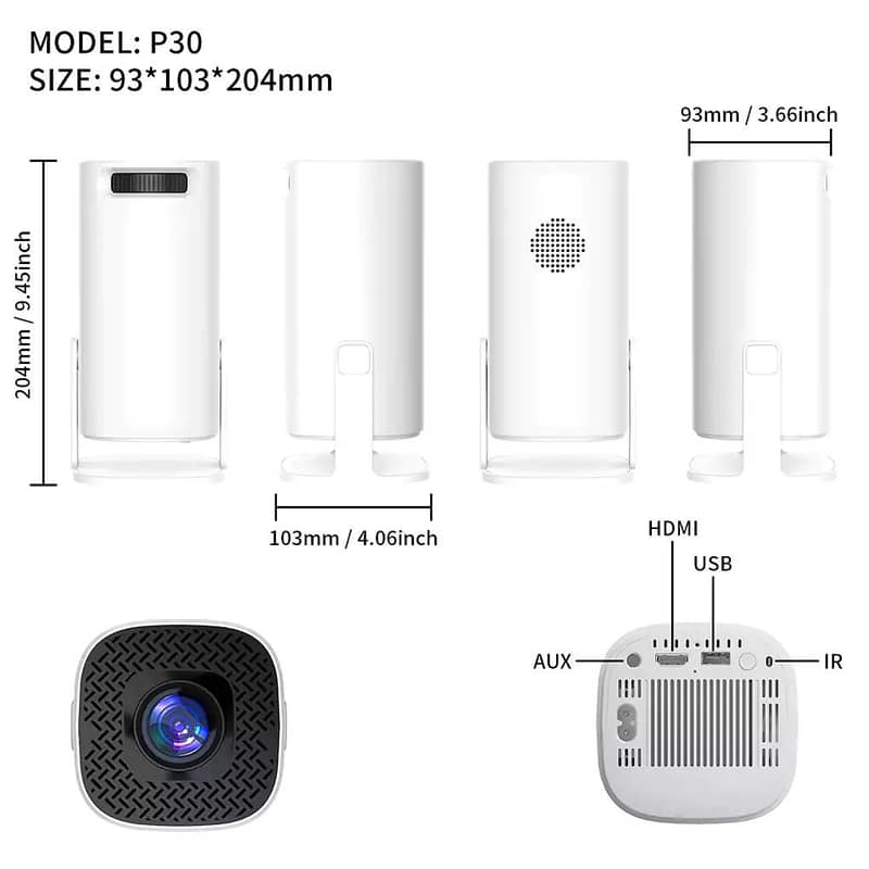 Android projector 4k projector Multimedia Projector 2