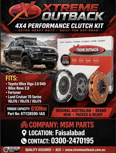 Xtreme Outback 4x4 Performance Clutch Kit - MSM Parts Faisalabad