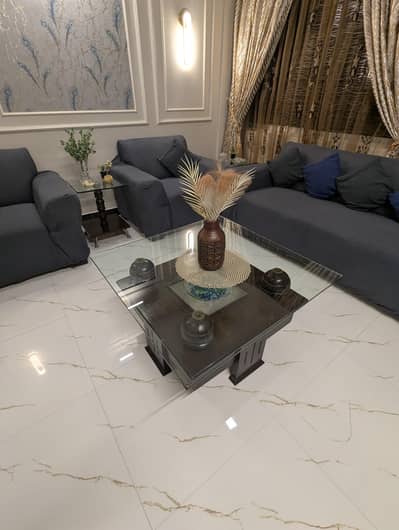 Center table and 2 side tables