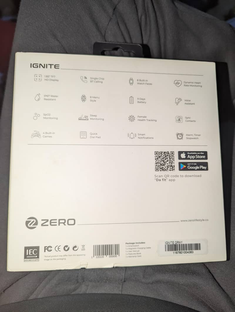 Zero Ignite Smartwatch 4