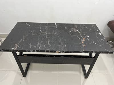 Marble Black Executive Office Table