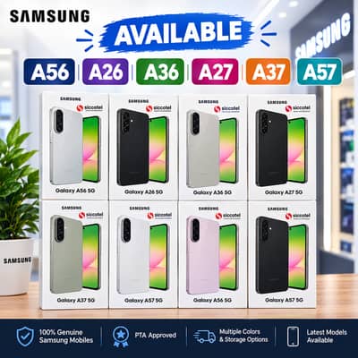 Samsung A56 / A26 / A36 / A27 / A37 / A57 BOX PACKED