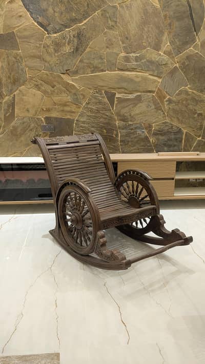 Large wooden Rocking chair