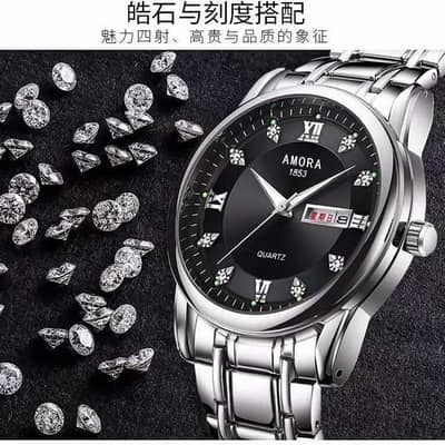 Premium AMORA 1853 Men's Watch Collection - Multiple Colors & Designs