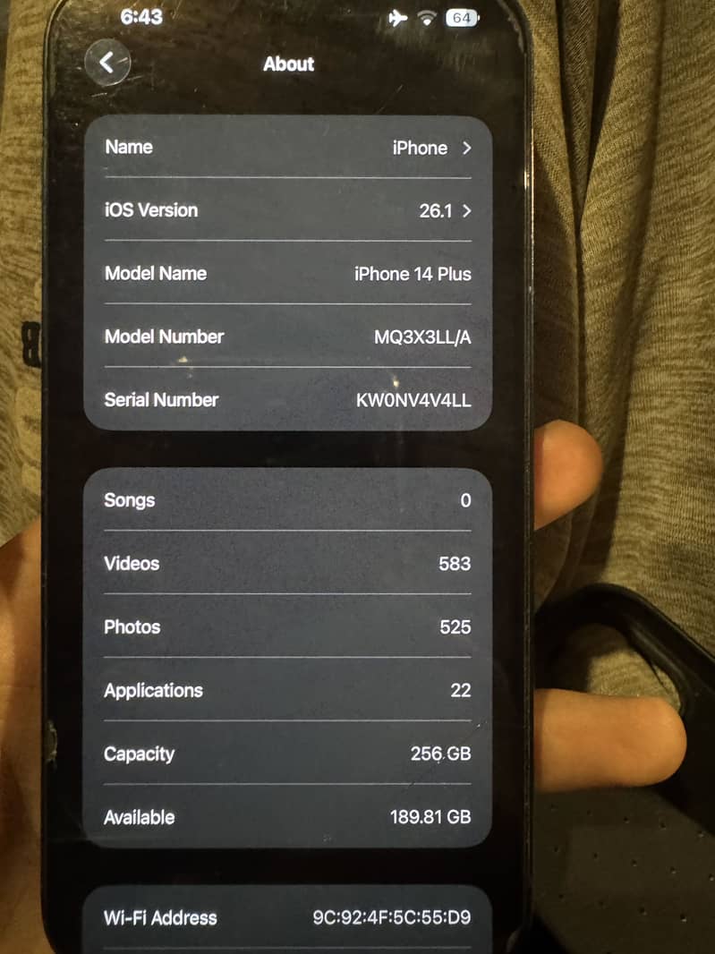 Apple iPhone 14 plus 5