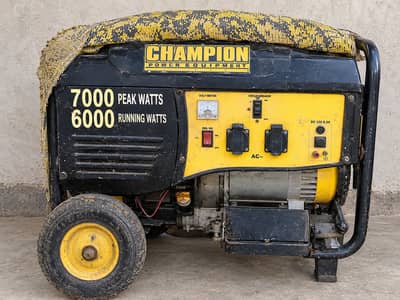 Champion 7000W / 6000W Heavy Duty Generator – Excellent Working Condi