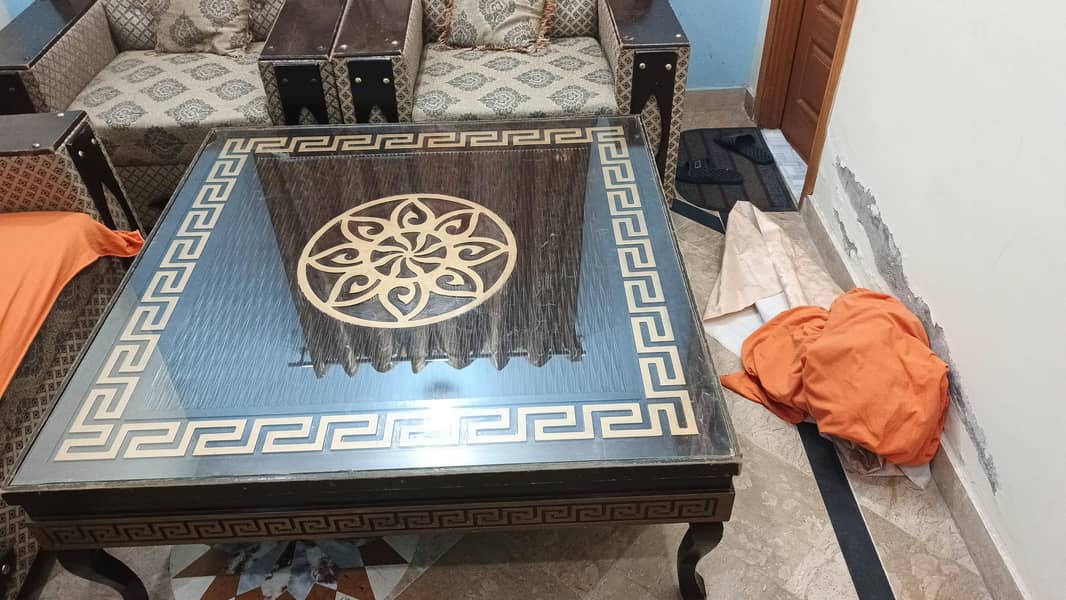 beautiful sofa set with table 5