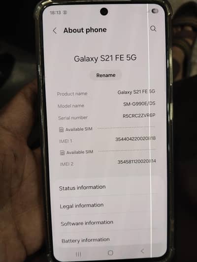 Samsung Mobile S21 FE